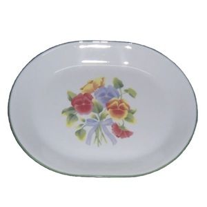 Corelle By Corning Appetizer Plate 12” Summer Blush Platter Serving Dish Snacks